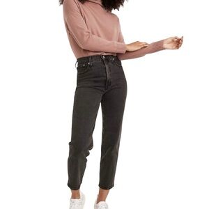 Madewell Classic Straight Black Jeans Size 28